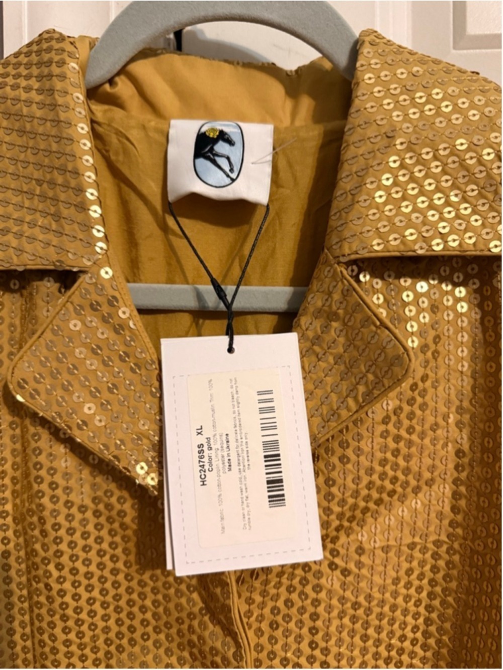 Women's Sleeper Gold SuperNova Sequin Set L/XL - Picture 4 of 15